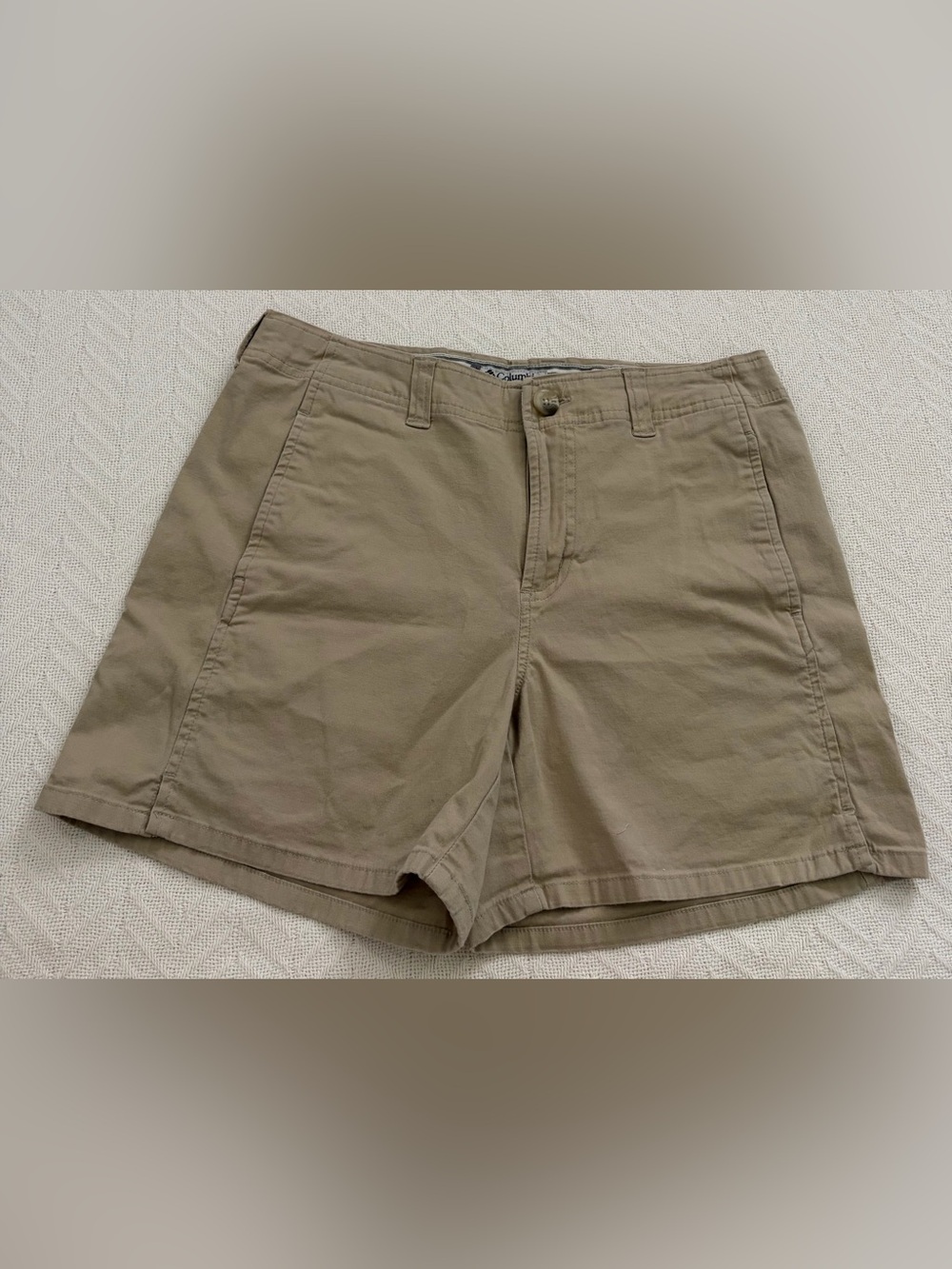 Columbia Women’s Tan Flat Front Shorts